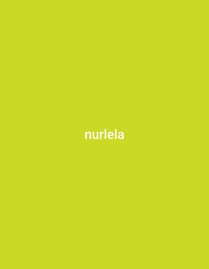 The image is a solid lime green background with the word "nurlela" written in white, sans-serif font in the center. There is no discernible location in the city of Lhokseumawe, Indonesia, as the image is a digital graphic with no real-world context.
