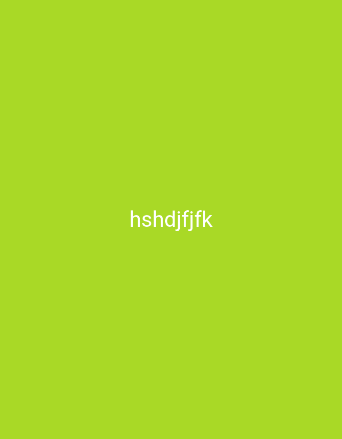 The image displays a solid, bright green background with the text "hshdjfjfjk" in white, centered horizontally and located in the lower half of the frame. There are no people, objects, or environmental features visible in the image other than the text and the background. The location of Nsugpe, Nigeria, is not depicted in this image.
