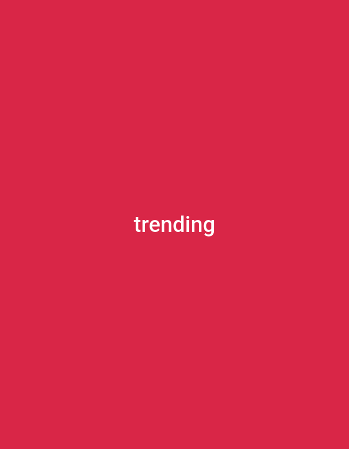 The image is a solid red background with the word "trending" written in white text in the center. There are no other discernible objects or subjects present in the image. The location of Verkhniachka, Ukraine, is not relevant to this image.