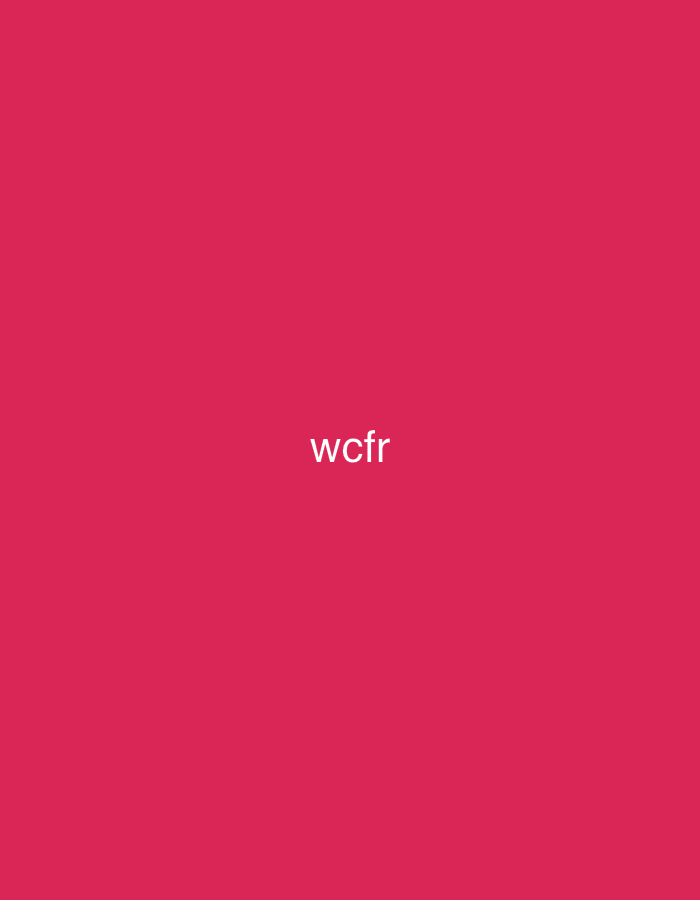 The image is a plain, solid pink background with the text "wcfr" in white letters centered horizontally and located in the lower middle section of the image. There are no discernable elements of Casablanca, Morocco present in the image.