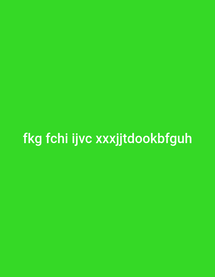 The image is a digitally generated image with a vibrant green background. White text is overlaid on the lower portion of the image. The text reads "fkg fchi ijvc xxxjjtdookbfguh". There are no people, discernible objects, or environmental features present in the image, nor is there any indication of the city of Cricova, Moldova.