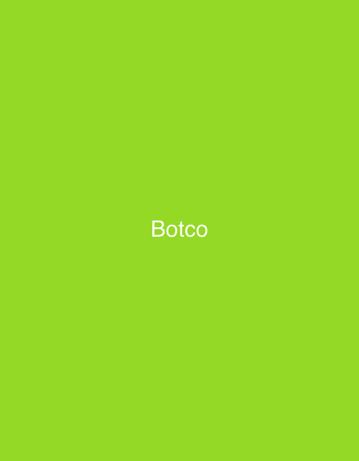 This image, presented in the context of Casablanca, Morocco, features a solid, uniform lime green background. The white, sans-serif text "Botco" is centrally displayed. No individuals, further subjects, objects, actions, or environmental interactions are visible; the scene is purely graphic.