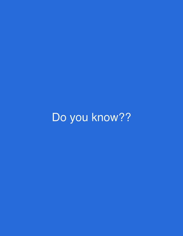 The image is a solid blue background with white text that reads "Do you know??". There are no other objects, people, or environmental details visible. There is no information within the image that can be used to determine its location in Delmenhorst, Germany.