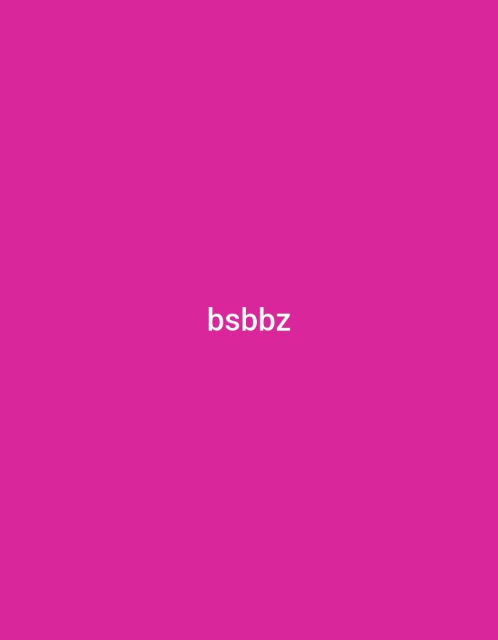 The image is a digital graphic featuring a solid, uniform deep magenta pink background. Centrally positioned on this background, both horizontally and vertically, is the text "bsbbz" rendered in white, lowercase, sans-serif characters. There are no other subjects, objects, people, actions, or environmental details present in the image. The image provides no identifiable physical location in the city of Unknown, Unknown, or any other geographical context.