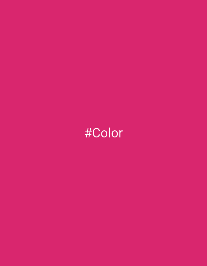 The image is a solid, vibrant pink background with the text "#Color" centered horizontally and vertically. There is no discernible location in Depok, Indonesia, or any other environmental or human elements present.