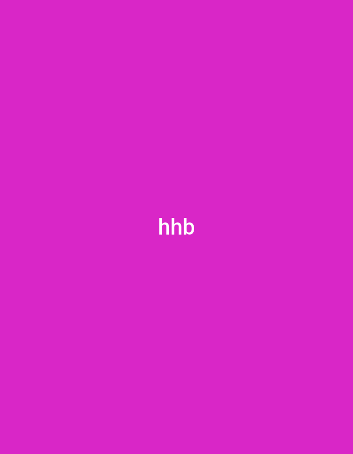 The image features a minimalist design with a solid, vibrant magenta-colored background. Centered on this uniform backdrop are the three lowercase letters "hhb" rendered in white, sans-serif text. There are no people, objects, or a discernible scene beyond the colored background and the text. No specific activity or event is depicted. The image provides no visual cues regarding the time of day, weather, or any particular location details within the frame itself. While the context given is Yerevan, Armenia, nothing in the visual content directly indicates this location. The overall impression is that of a simple graphic or a plain digital banner.