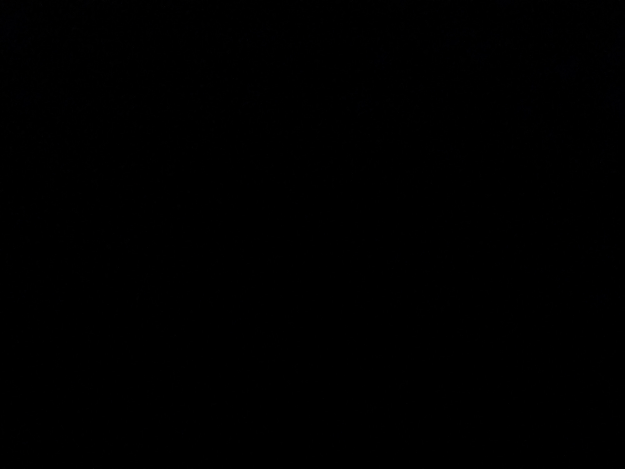 The image is entirely black, indicating a lack of visible content.