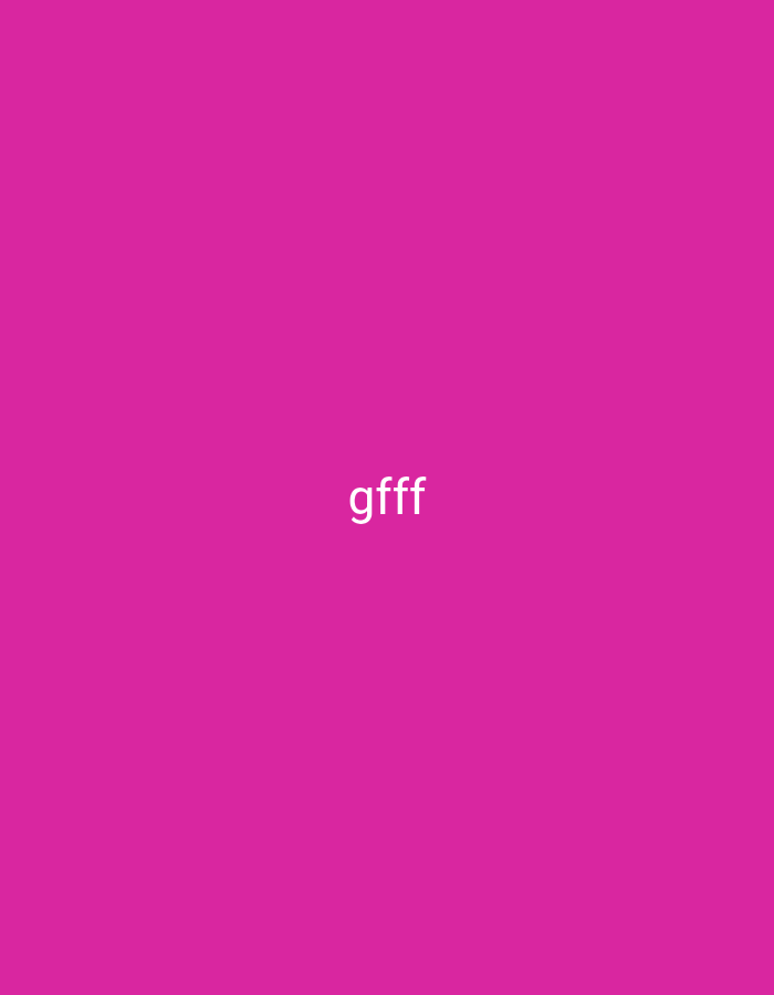 The image shows the text "gfff" in white against a bright pink background. There is no discernible location within Nsugpe, Nigeria. The image contains no people, subjects, objects, or actions.