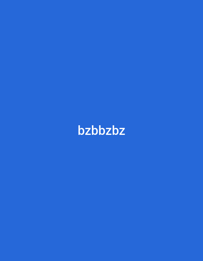 The image displays a solid blue background with the white text "bzbbzbz" centered horizontally and vertically. No other objects, subjects, or environmental features are present. The location in the city of Unknown, Unknown cannot be determined as the image depicts only text on a colored background.