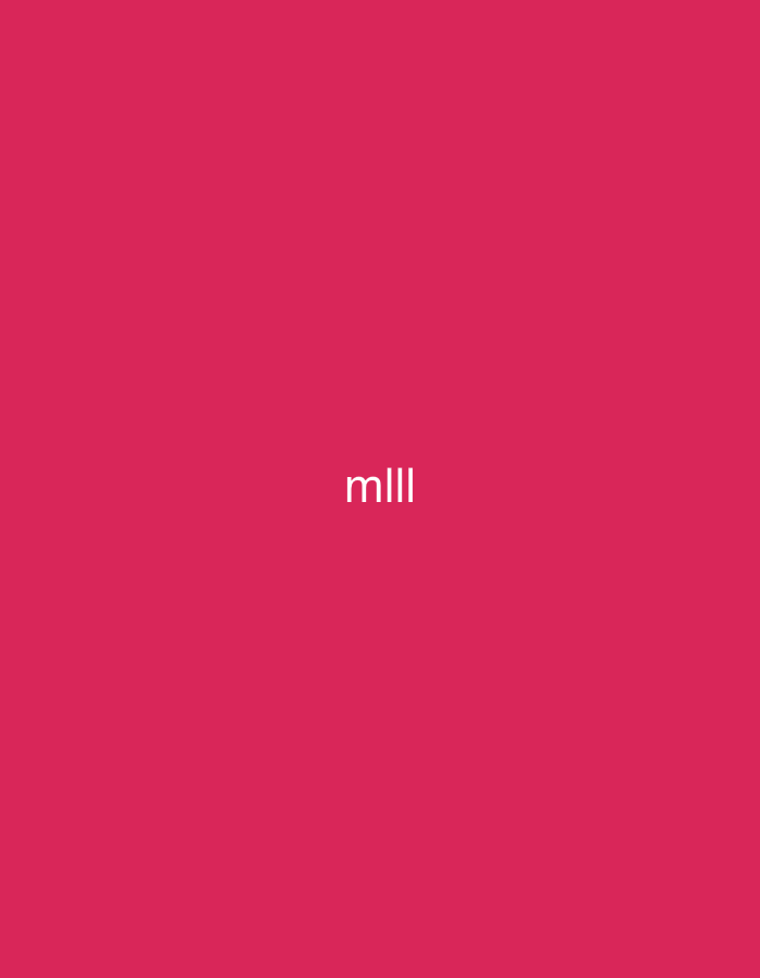 The image is a plain pink background with the white text "mlll" centered horizontally and vertically. There is no discernible location in the city of Jalingo, Nigeria, or any people, subjects, objects, actions, interactions, or environment present.