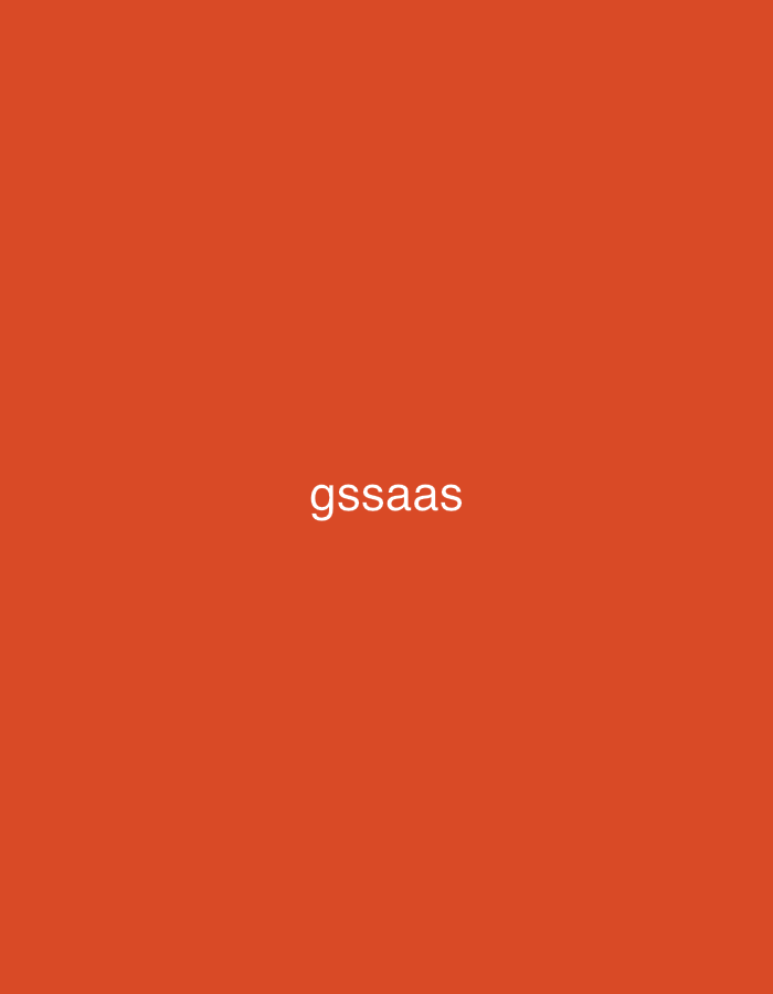 The media file consists of a single image and its cropped variations. The primary image features a solid, vibrant orange background. Centered against this background, the word "gssaas" is displayed in white, lowercase, sans-serif text. There are no other subjects present, such as people or objects, and no discernible activity or event is taking place. The image offers no visual cues regarding time of day, weather, or specific geographical location. The provided location context for this media is Santa Ana, Venezuela. The cropped images confirm the consistency of the orange background and the white "gssaas" text, shown in various positions due to the cropping.