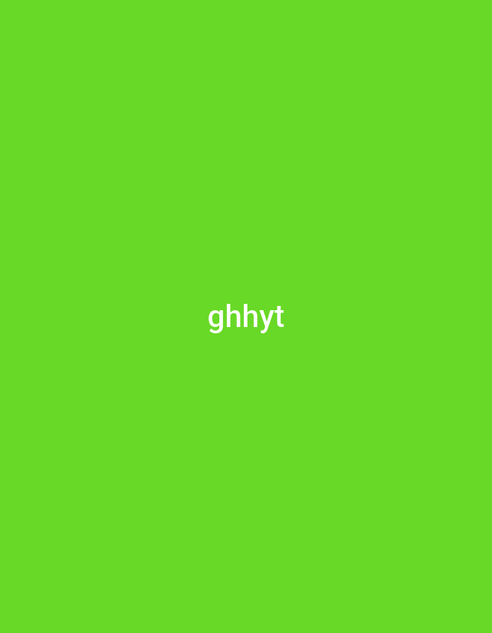 The image displays a solid, bright lime green background. Centered both horizontally and vertically on this green field is the text "ghhyt", rendered in a simple, white, sans-serif font. There are no other subjects, objects, or activities visible in the image. It is a minimalist graphic design, providing no visual cues for time of day, weather, or a specific location. The provided context indicates the location is Yerevan, Armenia, but this is not visually represented in the image itself.