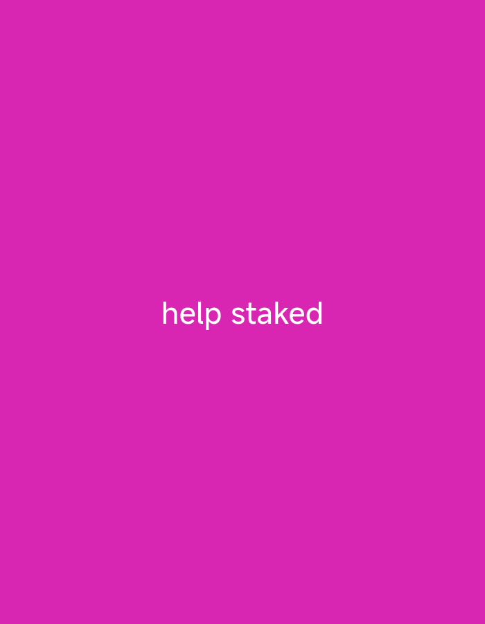 The image is a solid magenta background with the words "help staked" written in white text in the center. There are no people, objects, actions, or interactions visible in the image. The location of Jobokuto, Indonesia, is not depicted in this image.