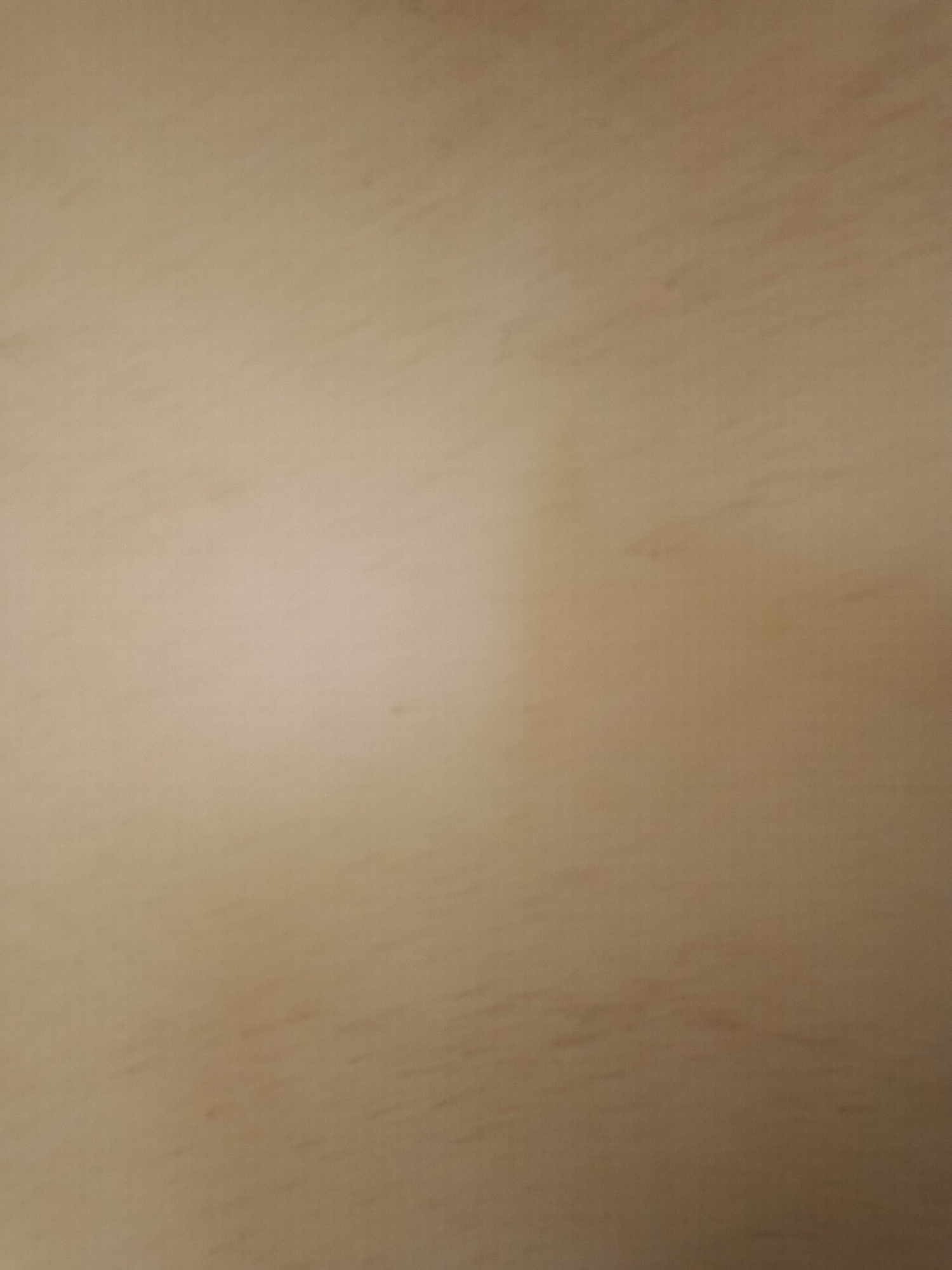 The image displays a plain, light brown background, likely a surface such as wood or a wall. There are subtle variations in tone and texture, with some areas appearing lighter and others slightly darker, suggesting a natural material with a grain or subtle imperfections. No people, objects, or specific scene elements are discernible. The overall impression is one of a simple, unadorned surface. No text is visible in the image.