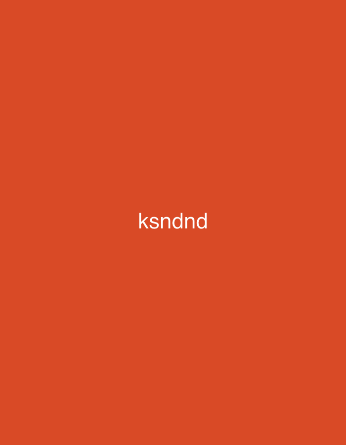 The image is a solid orange background with the text "ksndnd" centered horizontally and vertically. There is no information about the city of Jauro Yinu, Nigeria, present in the image.