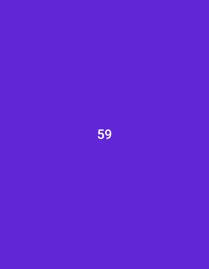 The image is a solid purple background with the number 59 printed in the center in white. The coordinates provided, -7.169 latitude and 112.649 longitude, correspond to a location in the city of Gresik, Indonesia. However, the image itself does not depict any scene or location.