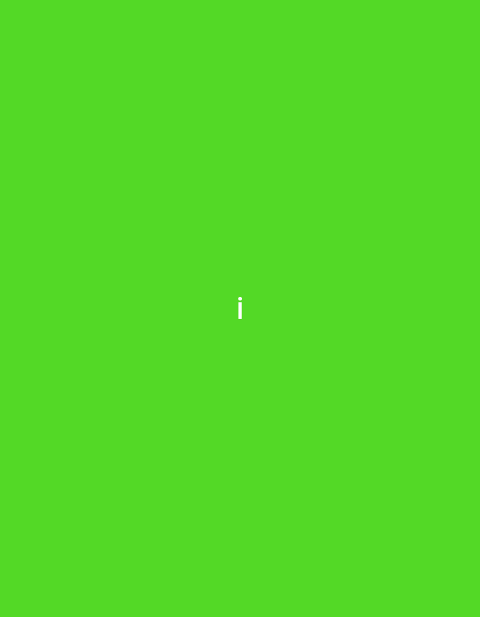 A lowercase letter "i" is positioned in the center of the image against a solid green background. The image provides no details relating to Yerevan, Armenia, people, subjects, objects, actions, interactions, or environment.