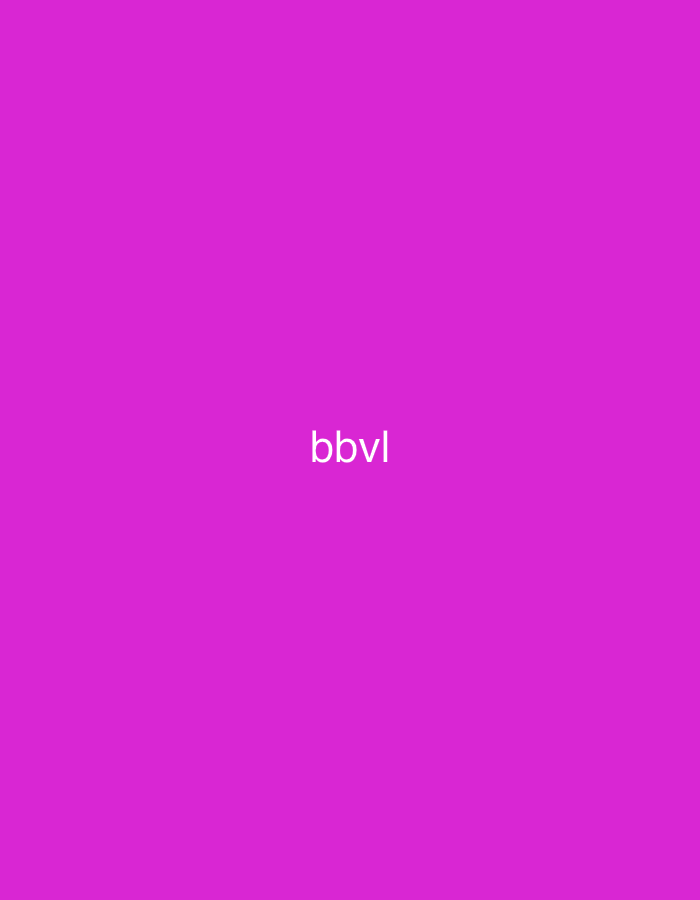 The image displays the white text "bbvl" centrally positioned on a solid magenta background. No additional subjects, objects, or environmental features are depicted within the graphic. This image is contextualized as being from the city of Casablanca, Morocco.
