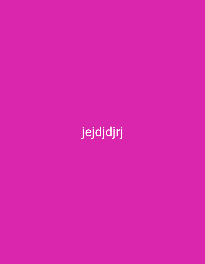 The image is a plain pink background with white text in the center that reads "jejdjdjry". There is no discernible location in Nsugpe, Nigeria, nor any people or other objects.