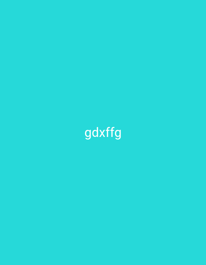 The image is a plain, solid turquoise background with the white text "gdxffg" centered horizontally and vertically. There are no people, objects, actions, interactions, or environmental features present in the image, and therefore no location in Nsugpe, Nigeria can be determined.
