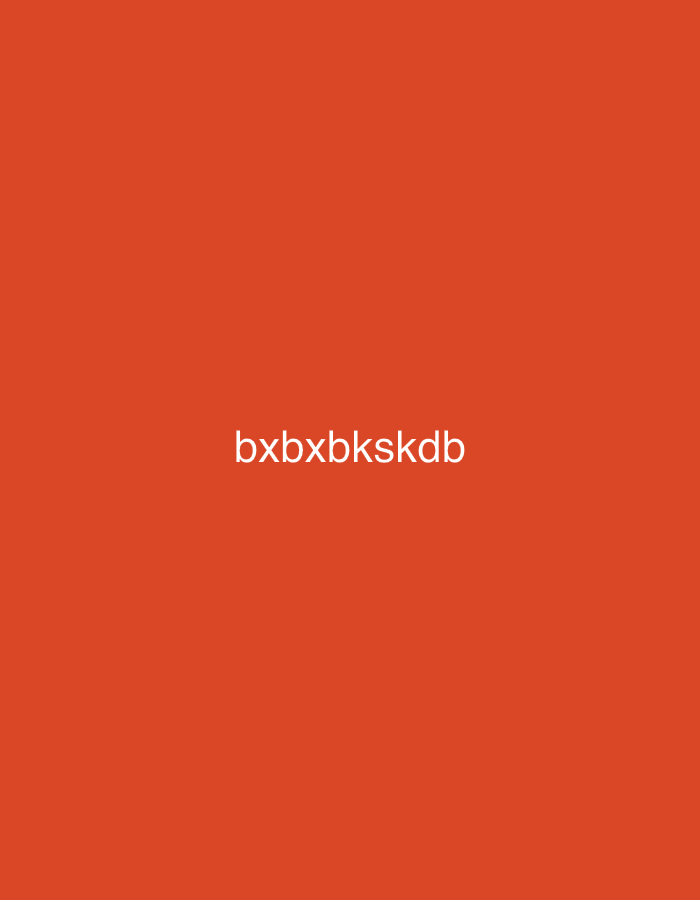 The image displays a solid, vibrant orange background. White text, reading "bxbxbkskdb", is centered horizontally and positioned in the lower half of the frame. There are no discernible people, objects, actions, interactions, or environmental elements to describe. The location in the city of Jalingo, Nigeria, is not depicted in this image.