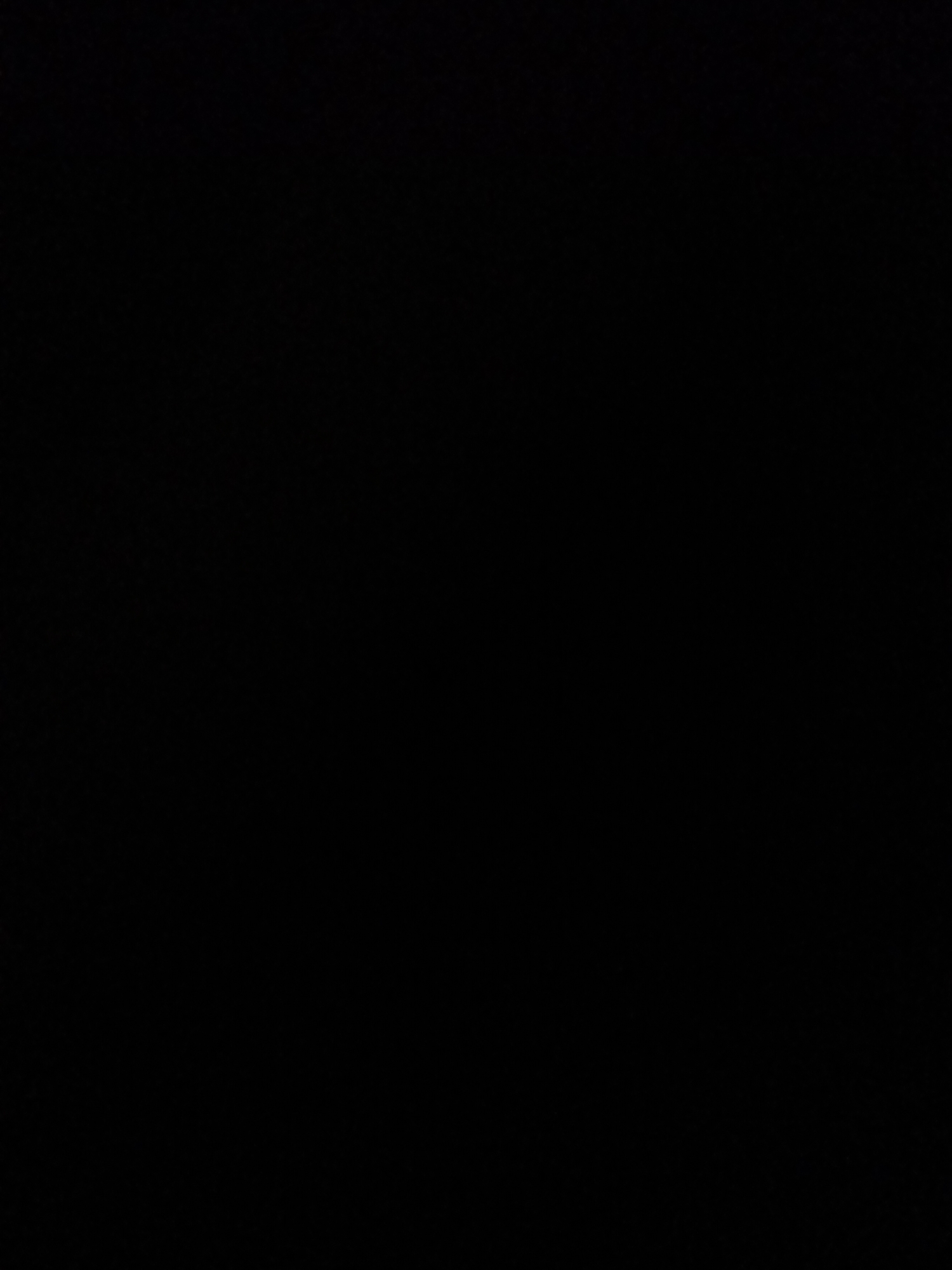 The image is entirely black, with no discernible subjects, objects, activity, or details visible. It is impossible to determine the time of day, weather, location, or any emotions conveyed. There is also no visible text within the frame.