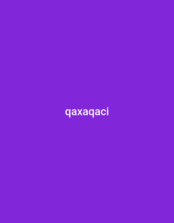 The image is a solid purple background with the word "qaxaqaci" in white letters at the center. There is no indication of location or any discernible objects or subjects.