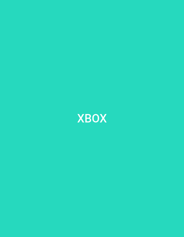 The image displays a solid teal background. Centered horizontally and vertically on this background, the word "XBOX" is presented in white, uppercase, sans-serif lettering. No other subjects, objects, actions, or environmental details are depicted within the image. The image provides no visual information regarding a specific geographic location, including the city of Casablanca, Morocco.