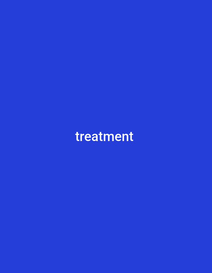This media file is a static image featuring the word "treatment" displayed in white, sans-serif text. The text is centered horizontally and vertically on a solid, vibrant blue background. There are no people, objects, or discernible scenes or settings visible. The image is minimalist and abstract, with the sole focus being the text. The blue background does not offer any clues about the time of day, weather, or location. The word "treatment" is the only visible text, and it is presented without any surrounding context. The overall impression is one of simplicity and directness.