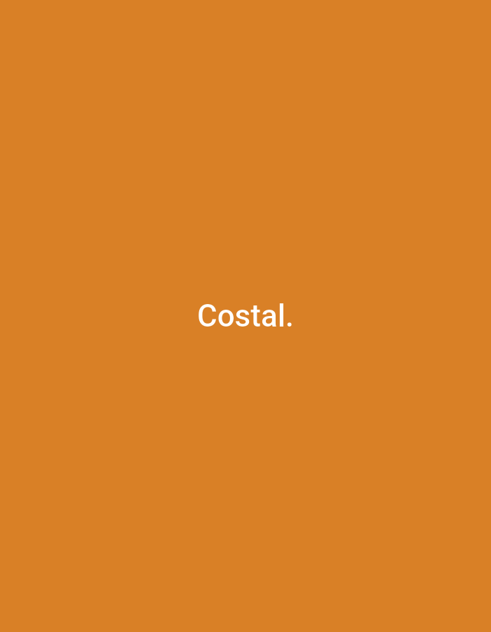 The image shows the word "Costal." centered on an orange background. There is no information about the city of Wuro Ngangandi, Nigeria, or any people, subjects, or objects in this image.
