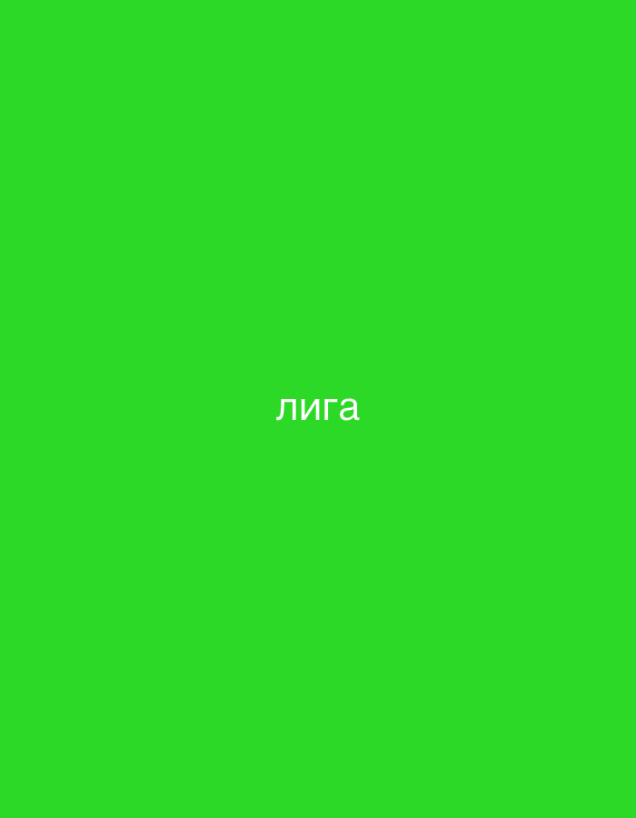 The image is a solid green background with the Russian word "лига" (liga) written in white text in the center. There is no indication of the city of Nowa Sól, Poland, or any other environmental or contextual information.
