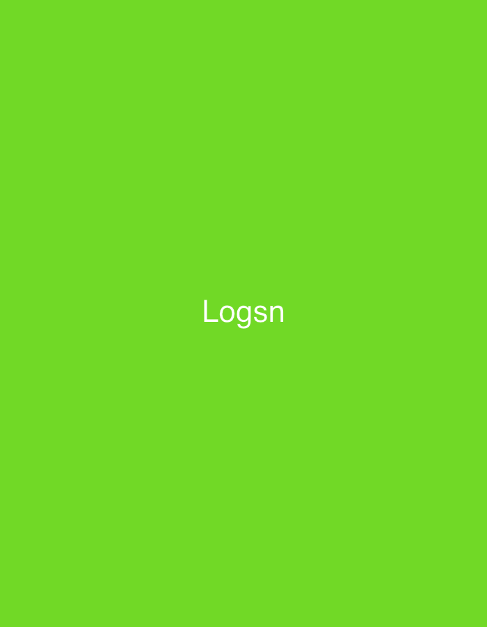 This image, identified as being from Casablanca, Morocco, displays a solid bright green background. The word "Logsn" is centrally placed in white sans-serif text. No other visual elements, subjects, people, actions, interactions, or environmental details are discernible within the image.