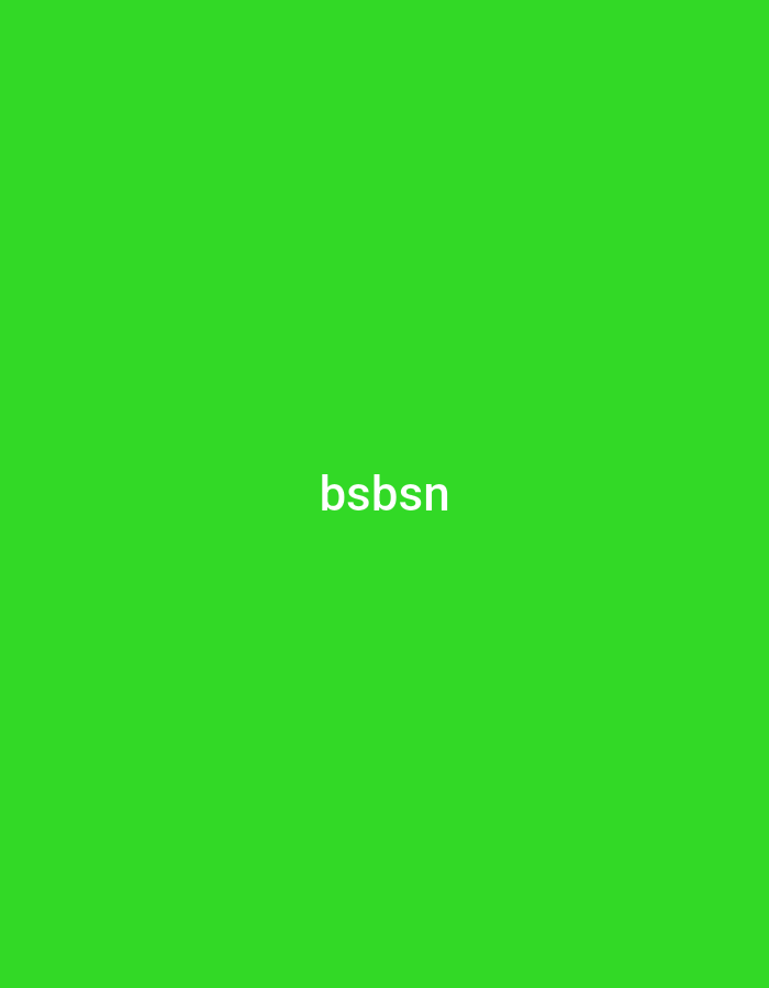 The image features the white text "bsbsn" centrally placed against a solid, bright green background. The font appears to be sans-serif. No other subjects, objects, people, or discernible scenes are visible. There is no activity depicted. The image is minimalist, focusing solely on the text and its vibrant, uniform background. There are no visual cues regarding time of day, weather, or specific emotions. This media file is associated with Yerevan, Armenia.