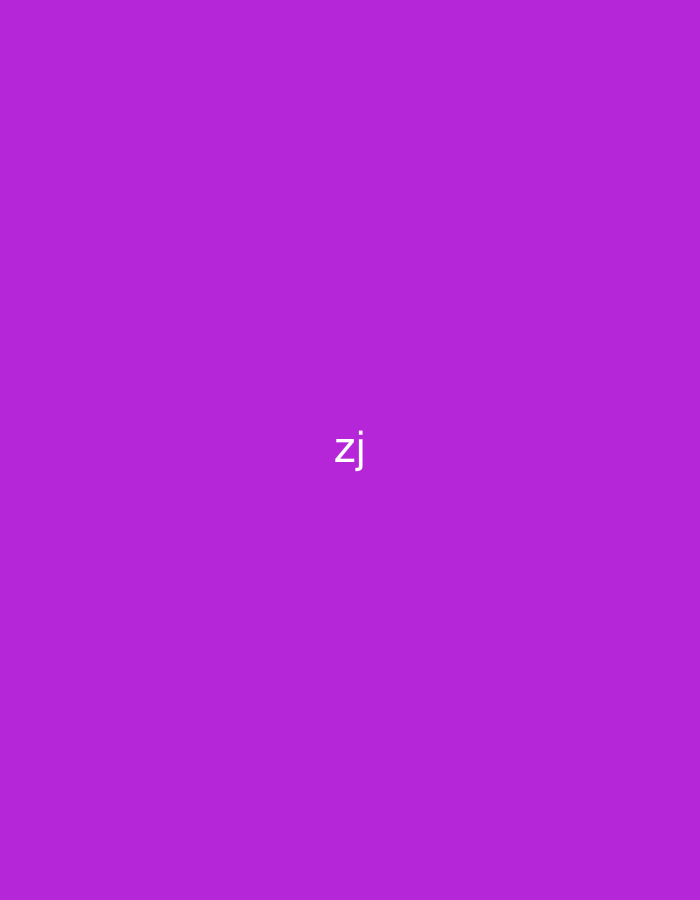 The image is a solid purple background with the letters "zj" in white located in the center.