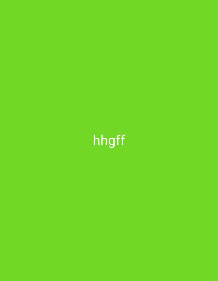The image contains a solid bright green background with the white text "hhgaff" centered horizontally and vertically. There is no identifiable location in the city of Nsugpe, Nigeria, or any people, subjects, objects, actions, or interactions depicted.