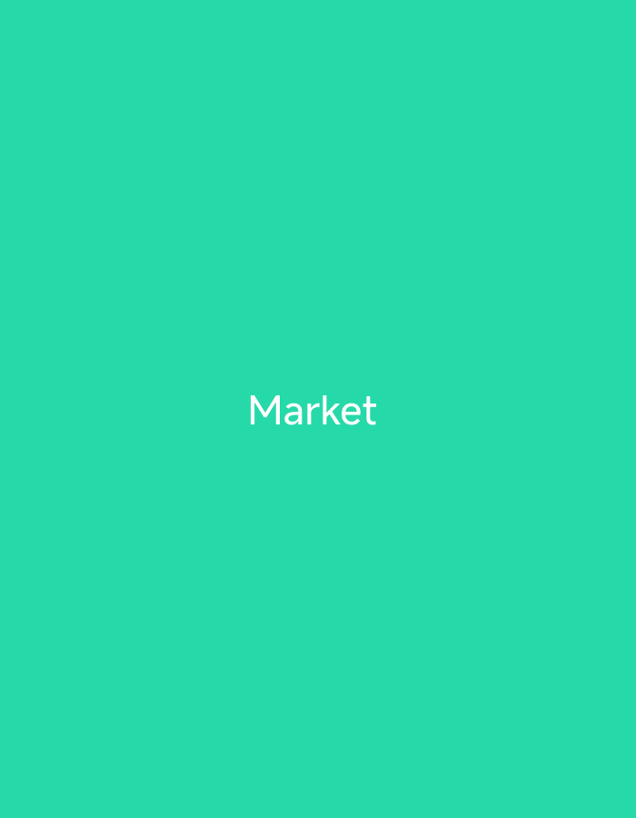 The image is a plain background with the word "Market" written in white, centered on the screen. There are no people, subjects, objects, or actions depicted in the image. The location in the city of Wuro Sani, Nigeria, is not discernible from the image itself.