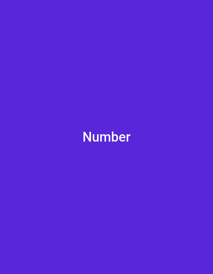 A white text "Number" is centered on a vibrant purple background. The image is a static graphic, with no discernible setting within Howayi, Nigeria or any other location. There are no people, objects, or actions depicted.