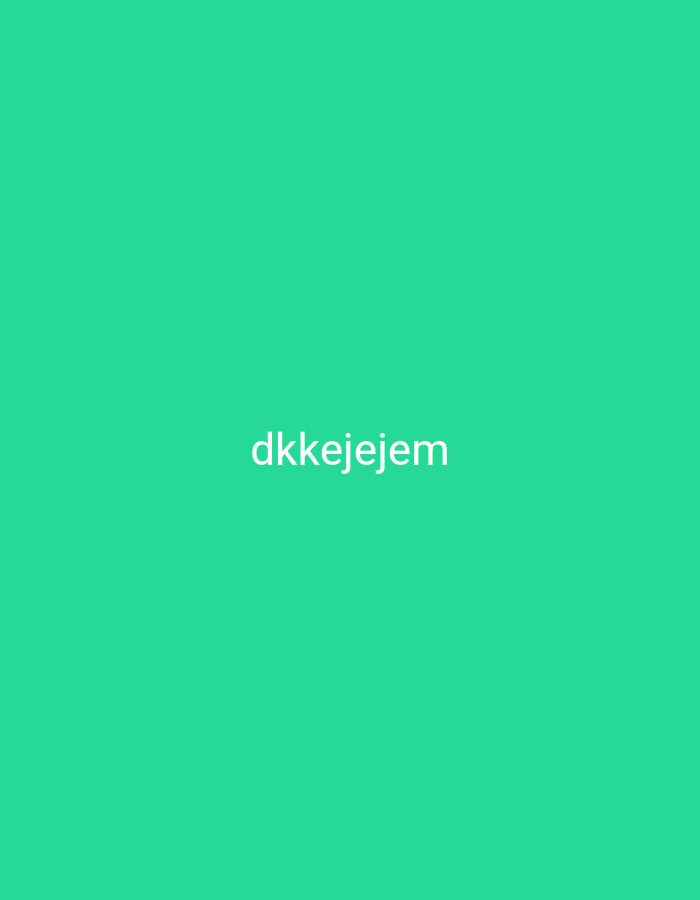 The image shows the word "dkkejejem" in white text centered on a plain teal background. There are no people, objects, actions, or interactions depicted in the image. The image does not provide any information about its location in the city of Nsugpe, Nigeria.