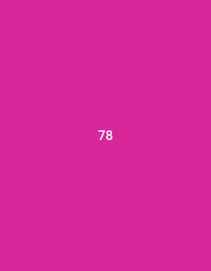 The image contains the number 78 displayed in white against a solid magenta background. The coordinates provided, -7.163 latitude and 112.633 longitude, locate the image in the city of Gresik, Indonesia. The image contains no people or objects other than the number 78. The image is likely a digital creation rather than a photograph of a physical object.