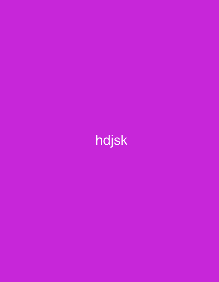 The image shows the text "hdjsk" in white against a solid purple background. There is no indication of location or any other contextual information.