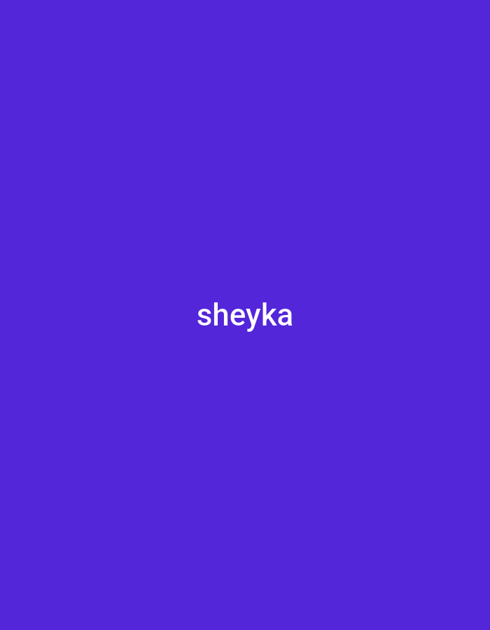 The image is a solid, uniform purple background with the word "sheyka" in white, centered horizontally and vertically. There is no indication of a location or any other elements in the city of Yerevan, Armenia.