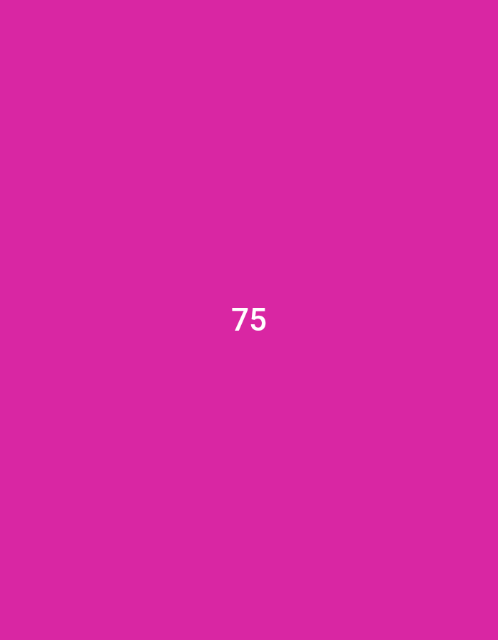 The image depicts a solid magenta background with the number "75" in white font centered on the image. The coordinates provided correspond to a location in Gresik, Indonesia. There are no people or other objects in the image, only a solid color and a number.