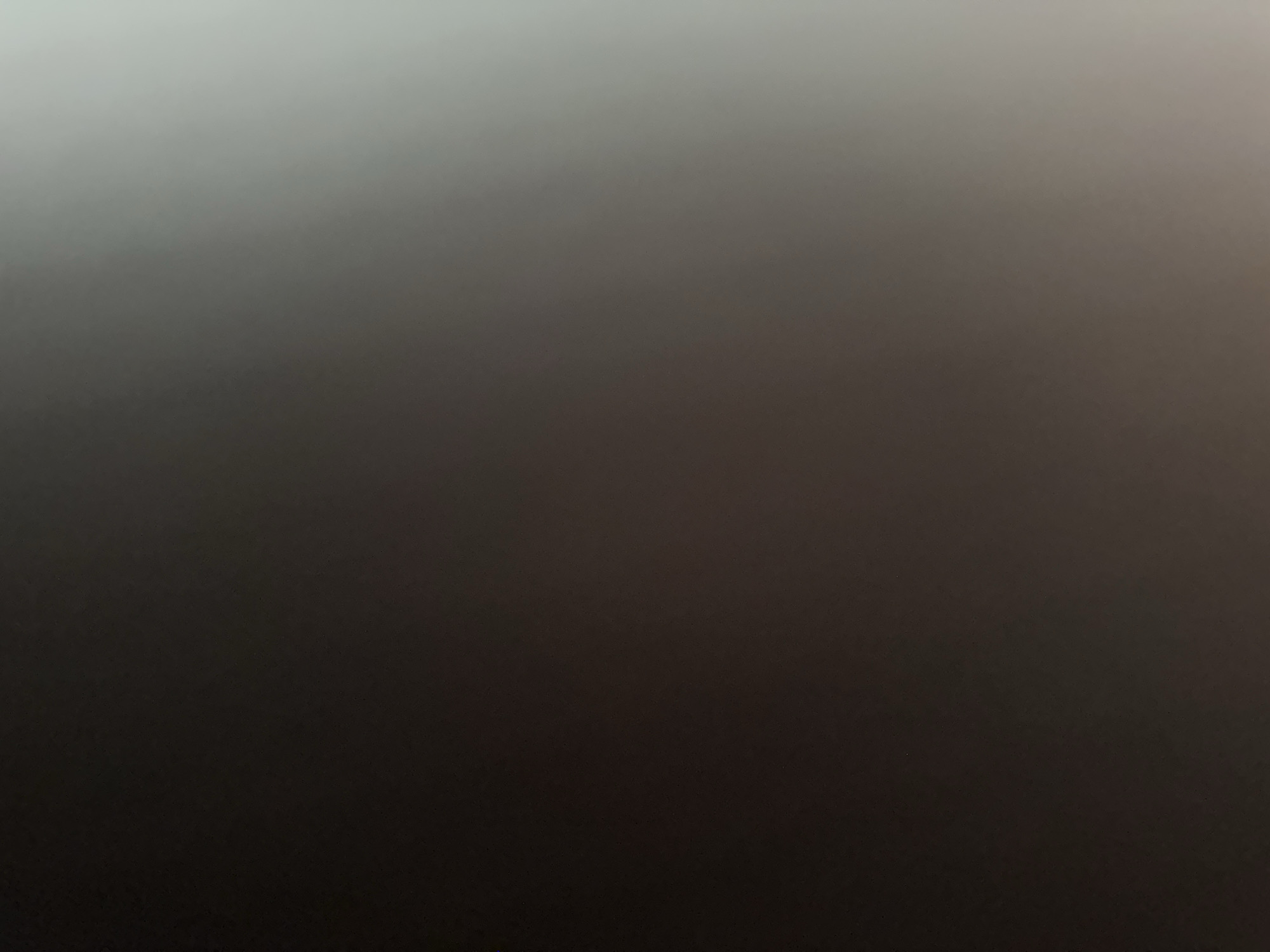 The media file is an abstract, out-of-focus image with a gradient of colors, transitioning from a bright, silvery-grey at the top to a dark, almost black at the bottom. There are no discernible subjects, objects, or scenes. No activity or event is taking place, and there are no notable details such as time of day, weather, location cues, or emotions. There is also no visible text. The image appears to be a blurred representation of light and shadow.