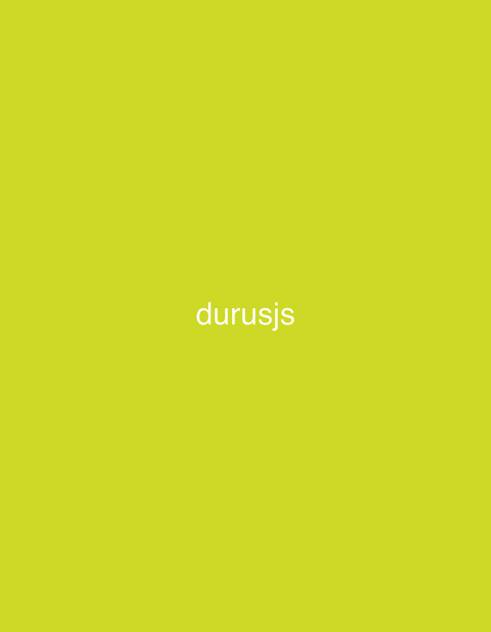 The image is a yellow background with the text "durusjs" in white, located in the center of the image. There is no other information to suggest its location is in Yerevan, Armenia.