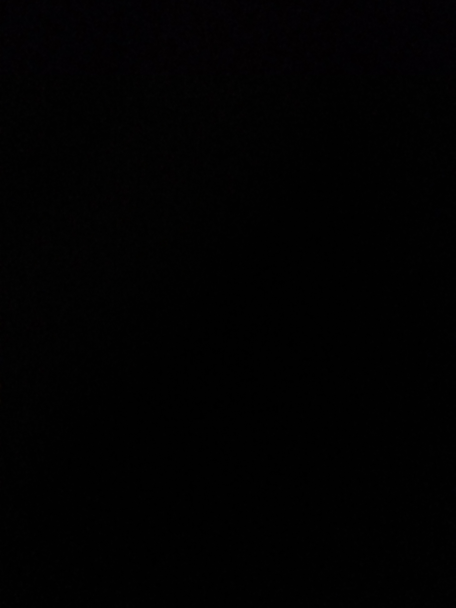 This is a black image, with no visible subjects, objects, scene, or activity. There are no notable details regarding time of day, weather, location, or emotions. There is no visible text. The image appears to be entirely black, suggesting it may be a blank image or that the content is not visible due to the darkness.