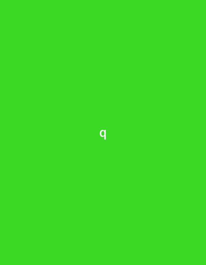 A green background contains the lowercase letter "q" in white in the center. The city of Yerevan, Armenia is not visible or implied in the image.