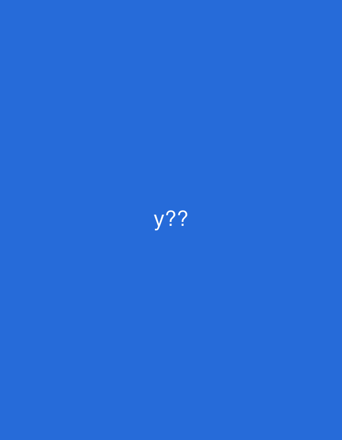 The media file displays a minimalist graphic featuring the text "y??" rendered in white, centered on a solid, uniform blue background. There are no identifiable people, objects, or specific scenes present within the image. No discernible activity or event is taking place. Notable details such as time of day, weather, or emotional cues are absent. The image consists solely of the white text against the plain blue backdrop. While the context of Santa Ana, Venezuela is provided, the image itself contains no visual elements or clues that connect it to this specific geographical location.