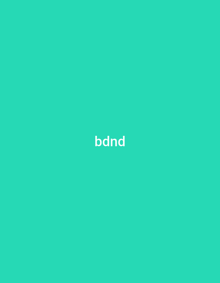 A square image displays a minimalist graphic featuring white text centered on a solid turquoise background. The text "bdnd" is rendered in a lowercase, sans-serif font, positioned precisely in the middle of the frame. There are no other subjects, objects, or activities depicted in the image. The vibrant turquoise hue of the background is uniform and untextured. The image lacks any visual cues for time of day, weather, or specific location, though its context is provided as Yerevan, Armenia. The composition is clean and focused solely on the textual element against the colorful backdrop, suggesting a logo, brand identifier, or abstract design.