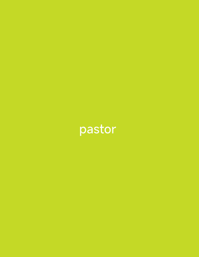 The image is a plain green background with the word "pastor" written in white text in the center. There are no people, objects, or environmental details present in the image. The location in the city of Tabari Jauro Manu, Nigeria is not depicted or implied in this image.
