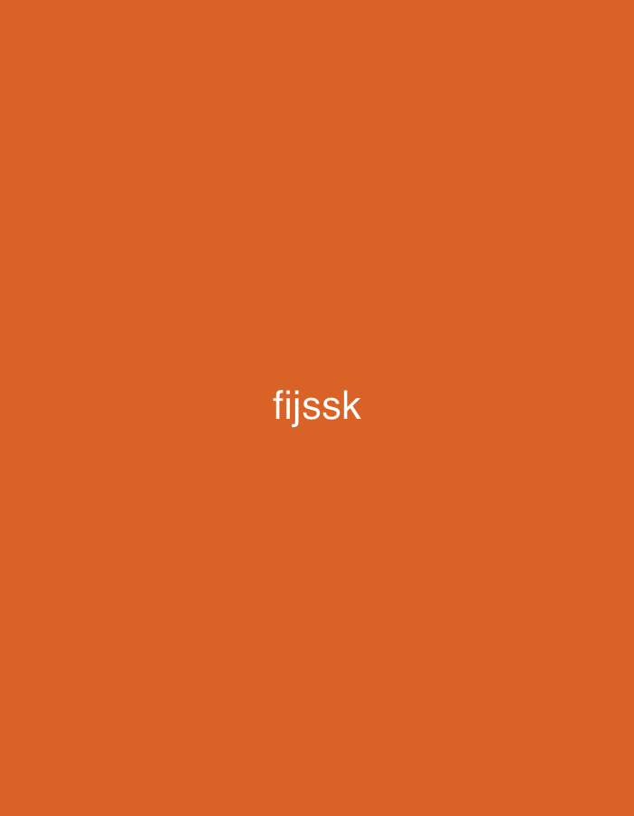 The image is a solid orange background with the text "fijssk" centered in white. There is no indication of the location being Yerevan, Armenia, or any other city. There are no people, subjects, objects, actions, or interactions in the image.